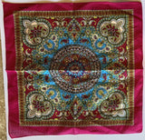 Assorted Mosaic Patterned Bandana Head Wraps 100% Cotton 22"X22"