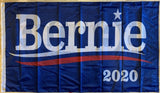 Bernie Sanders 2020 Official Democratic Party Presidential Banner Blue Single Sided Flag 3'x5' Rough Tex® 68D Nylon