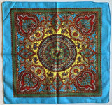 Assorted Mosaic Patterned Bandana Head Wraps 100% Cotton 22"X22"