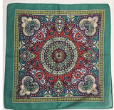 Collection Two Of Assorted Fashion Bandana Head Wrap In Various Patterns And Designs 100% Cotton 22"X22"