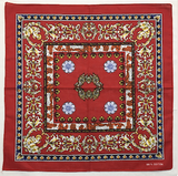 Collection Two Of Assorted Fashion Bandana Head Wrap In Various Patterns And Designs 100% Cotton 22"X22"