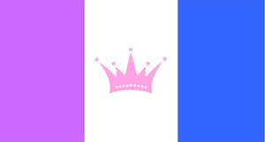 Drag Queen & King Rainbow 12"x18" Stick Flags Pride Parade