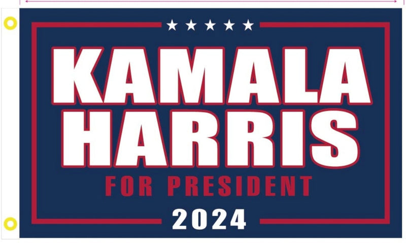 Kamala Harris For President 2024 3'X5' Flag ROUGH TEX® 100D Ships By August 15