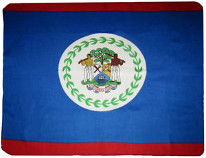 Flag Of Belize Deluxe Polar Fleece Blanket