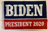 Biden President 2020 Democratic Presidential Blue And Red Double Sided Flag 12"X18" Rough Tex® 100D