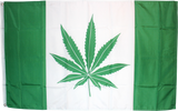 3'X5' GREEN CANADA LEAF FLAG 100D ROUGH TEX ®