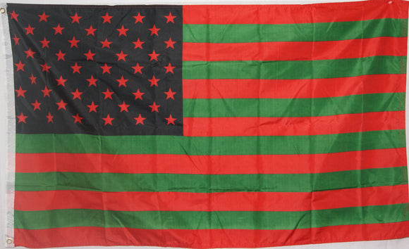 New Afro American 3'X5' Flag Rough Tex® 100D