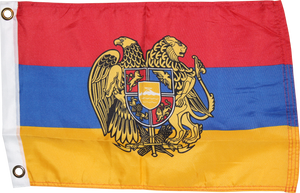 Armenian Presidential Coat of Arms Official - 12''X18'' Flag Rough Tex® 100D