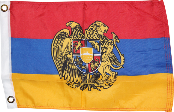 Armenian Presidential Coat of Arms Official - 12''X18'' Flag Rough Tex® 100D