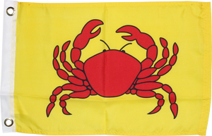 Crab  - 12"X18" Rough Tex ® 100D Flag