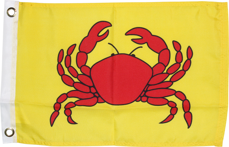 Crab  - 12"X18" Rough Tex ® 100D Flag