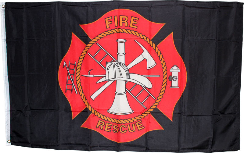Fire Rescue Flag Rough Tex ® 3'x5 ' 100D Flags