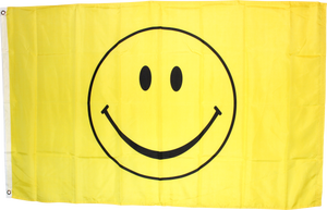 Smiley Face Flag 3'X5'- Rough Tex® 100D