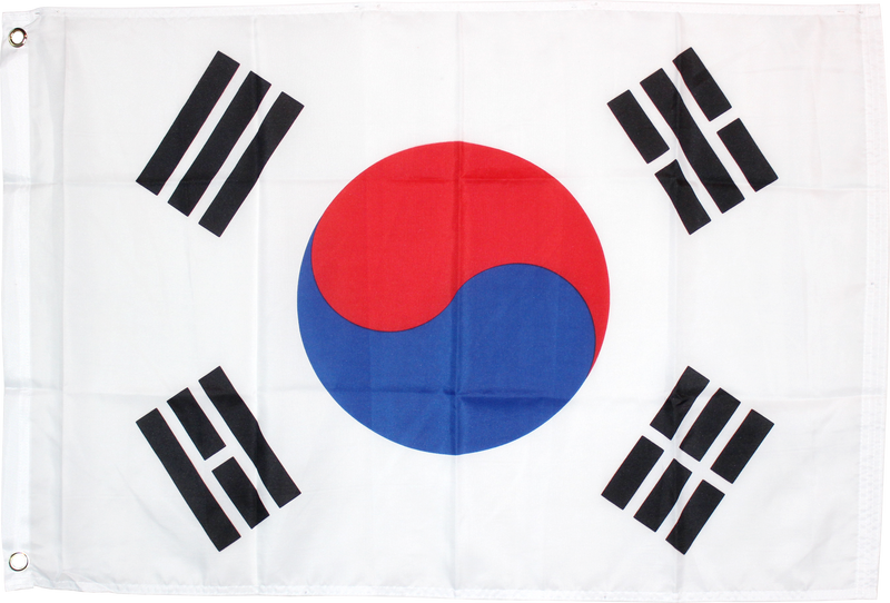 South Korea Flag 2'X3' Rough Tex® 100D