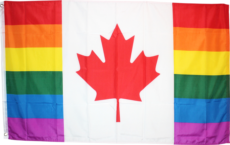 Canada Rainbow Flag 100D ROUGH TEX ® 3'x5'
