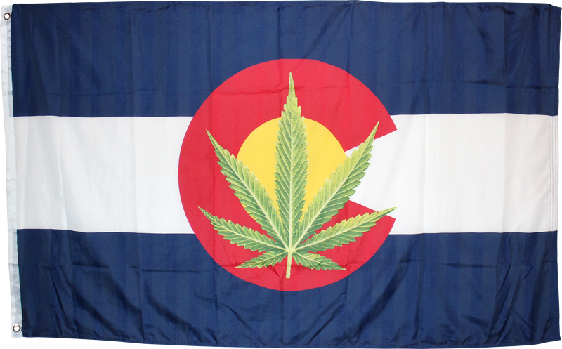 Colorado Marijuana Flag Rough Tex ® 100D 3'x5' Flags