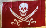 Calico Jack Red 3'X5' Flag Rough Tex® 100D