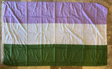 GenderQueer Pride 3'x5' 100D Flag Rough Tex ® UV Protected & Waterproof