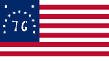 Bennington 76 USA Embroidered 3'X5' Flag Rough Tex® 150D