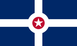 Indianapolis Indiana Flag Rough Tex ® 2'x3' 100D