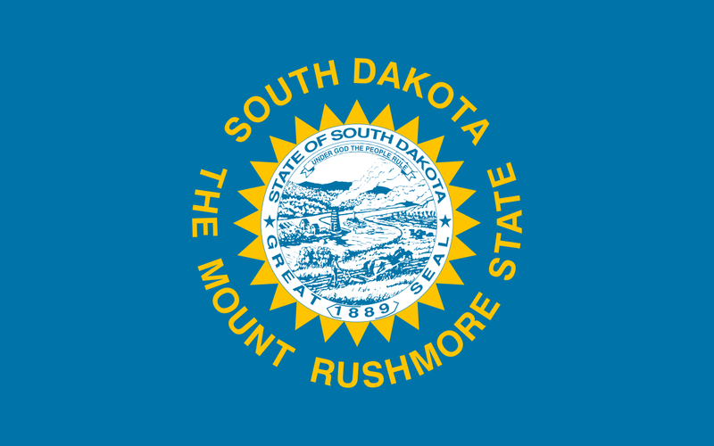 South Dakota 3'X5' State Flag ROUGH TEX® 68D Nylon