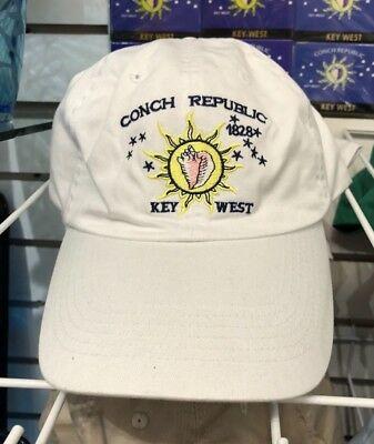 12 CONCH REPUBLIC KEY WEST CAP KHAKI LIGHT WASHED CAPS SOLD BY THE DOZEN