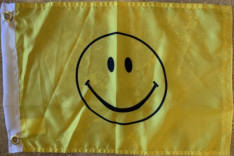 SMILE FLAG Flag 12'X18' Rough Tex® 100D