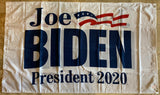 Joe Biden Official Democratic Party Presidential Banner White Double Sided 3'X5' Flag Rough Tex® 100D