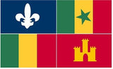 Creole Flag 2'X3' Flag- Rough Tex ®100D