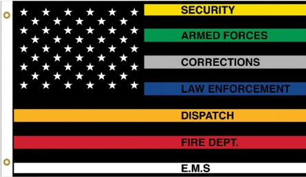 SERVICE USA MEMORIAL Flag - 3'X5' Rough Tex® 100D