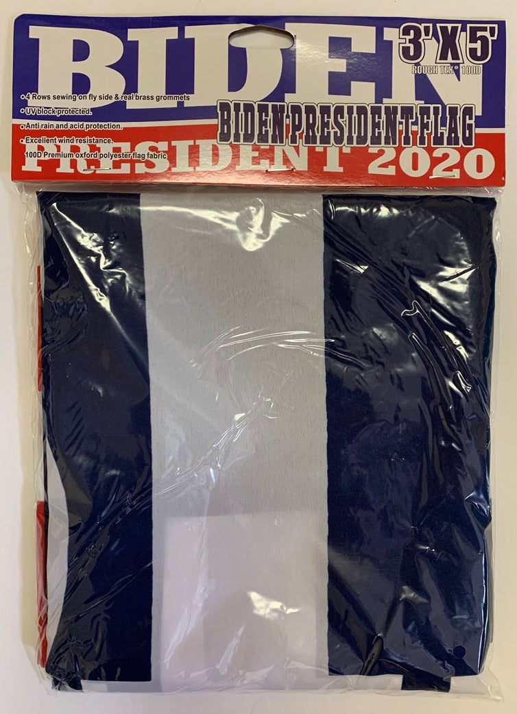 Biden President 2020 Democratic Presidential Blue And Red Single Sided Flag 3'X5' Rough Tex® 100D