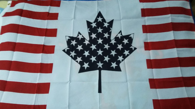 American Canadian 3'X5' Flag ROUGH TEX® 100D