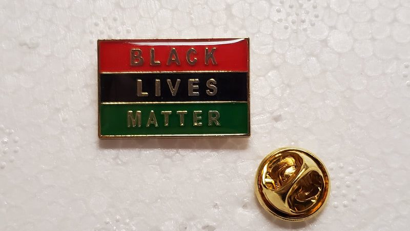 Black Lives Matter Pan African - Cloisonne Hat & Lapel Pin