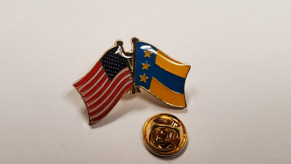 USA Alpha Tau Omega ATO Cloisonné Hat & Lapel Pin