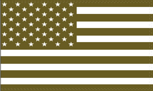USA Military Green 3'X5' Flag Rough Tex® 100D