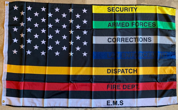 SERVICE USA MEMORIAL Flag - 3'X5' Rough Tex® 100D