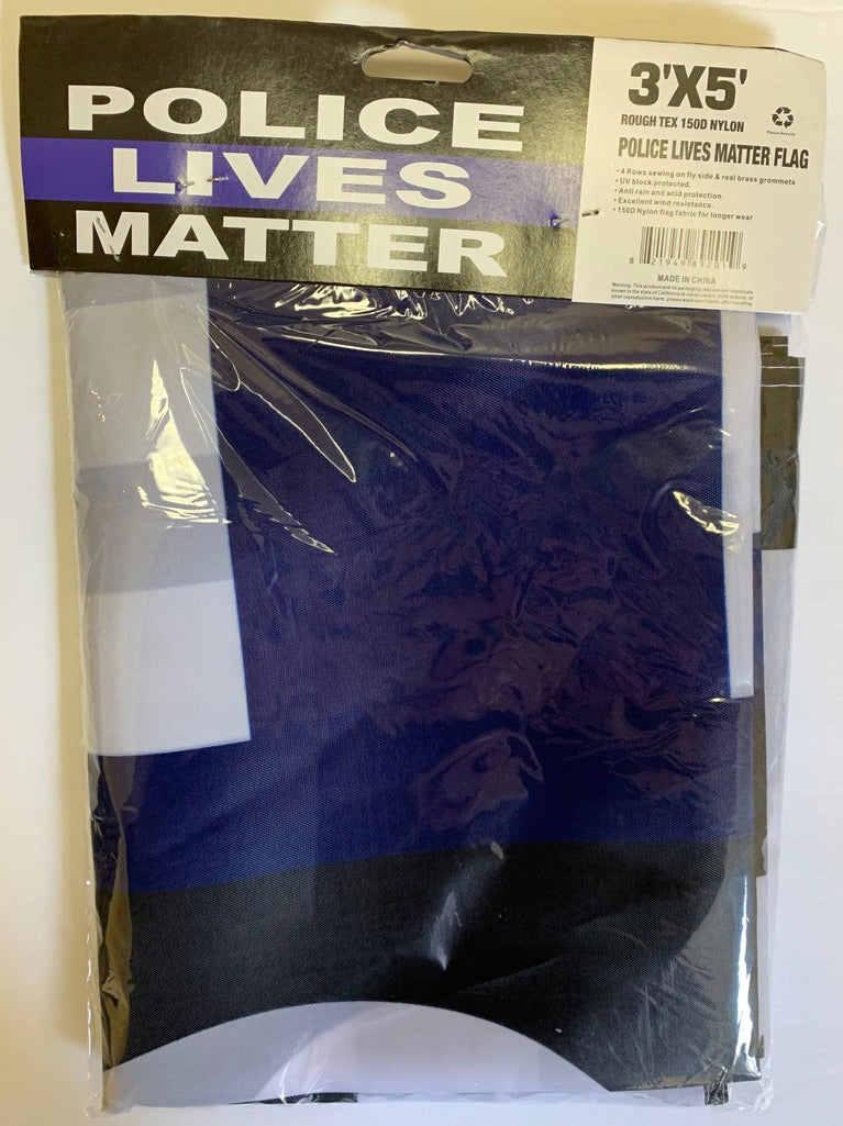 Police Lives Matter 3'X5' Rough Tex® 150D Nylon