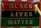 Black Lives Matter Pan African - Cloisonne Hat & Lapel Pin