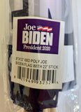 Joe Biden President 2020 Blue 8''X12'' Stick Flag With 22" Stick Rough Tex ®68D Polyester