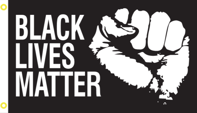Black Lives Matter Militant Fist 2'X3' Flag Rough Tex® 100D