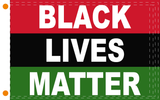 Black Lives Matter Pan-African Official African American Flag 2'x3'- Rough Tex® 100D