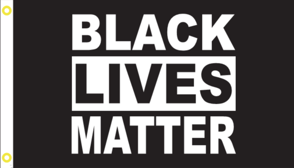 Black Lives Matter Flag 2'X3' Double Sided Flag Rough Tex® 100D