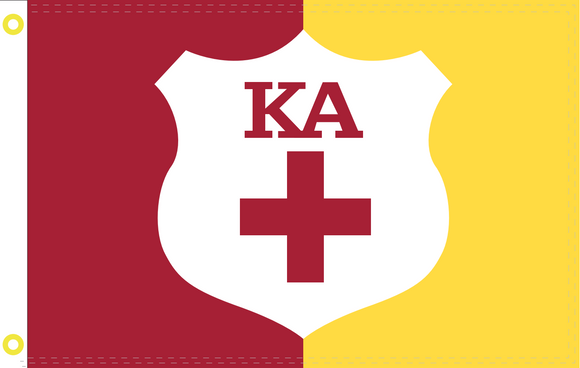 KAPPA ALPHA ORDER SUPPLEMENTAL KA FLAG 2'X3' Flag - 100D Rough Tex®