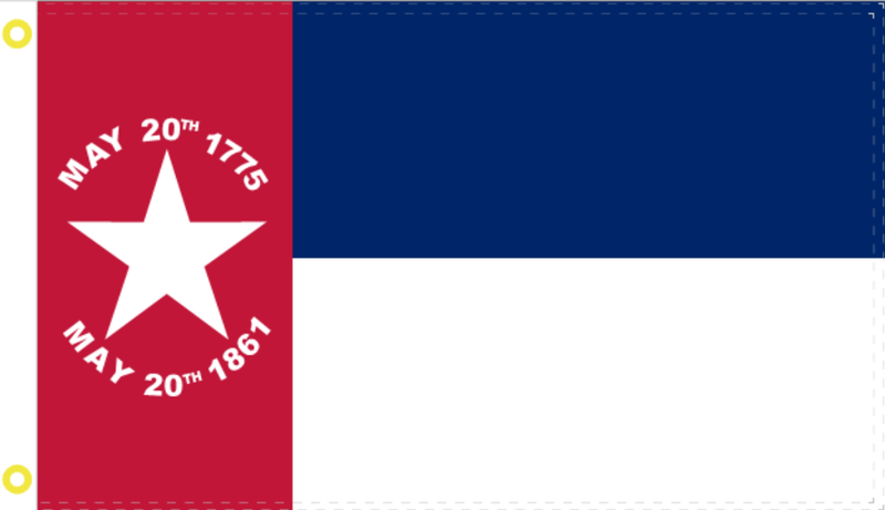 NC North Carolina Republic 2'X3' Flag Rough Tex® 100D