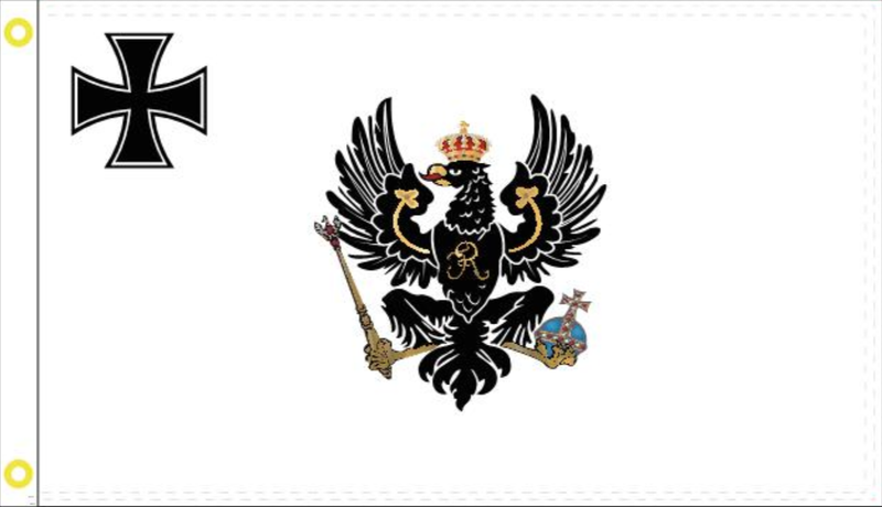 Prussia War Ensign 1816 2'X3' Flag Rough Tex® 100D