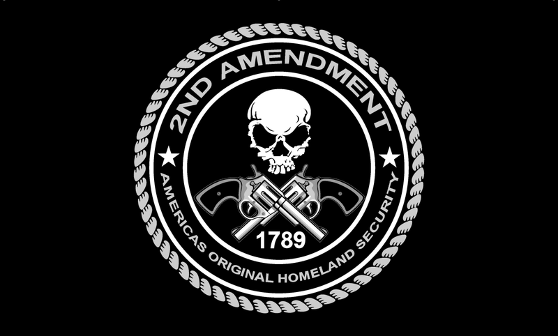 2nd Amendment Homeland Security 3'X5' Flag ROUGH TEX® 68D