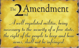 2nd Amendment 12''X18'' Flag With Grommets Rough Tex® 100D