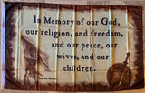 Title Liberty In Memory Of God Flag - 3'X5' Rough Tex® 100D