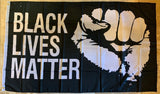 Black Lives Matter Militant Fist 3'X5' Single Sided Flag Rough Tex® 100D