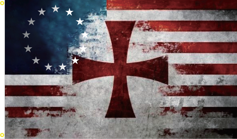 Betsy Ross Crusader 3'X5' Flag Rough Tex® 100D